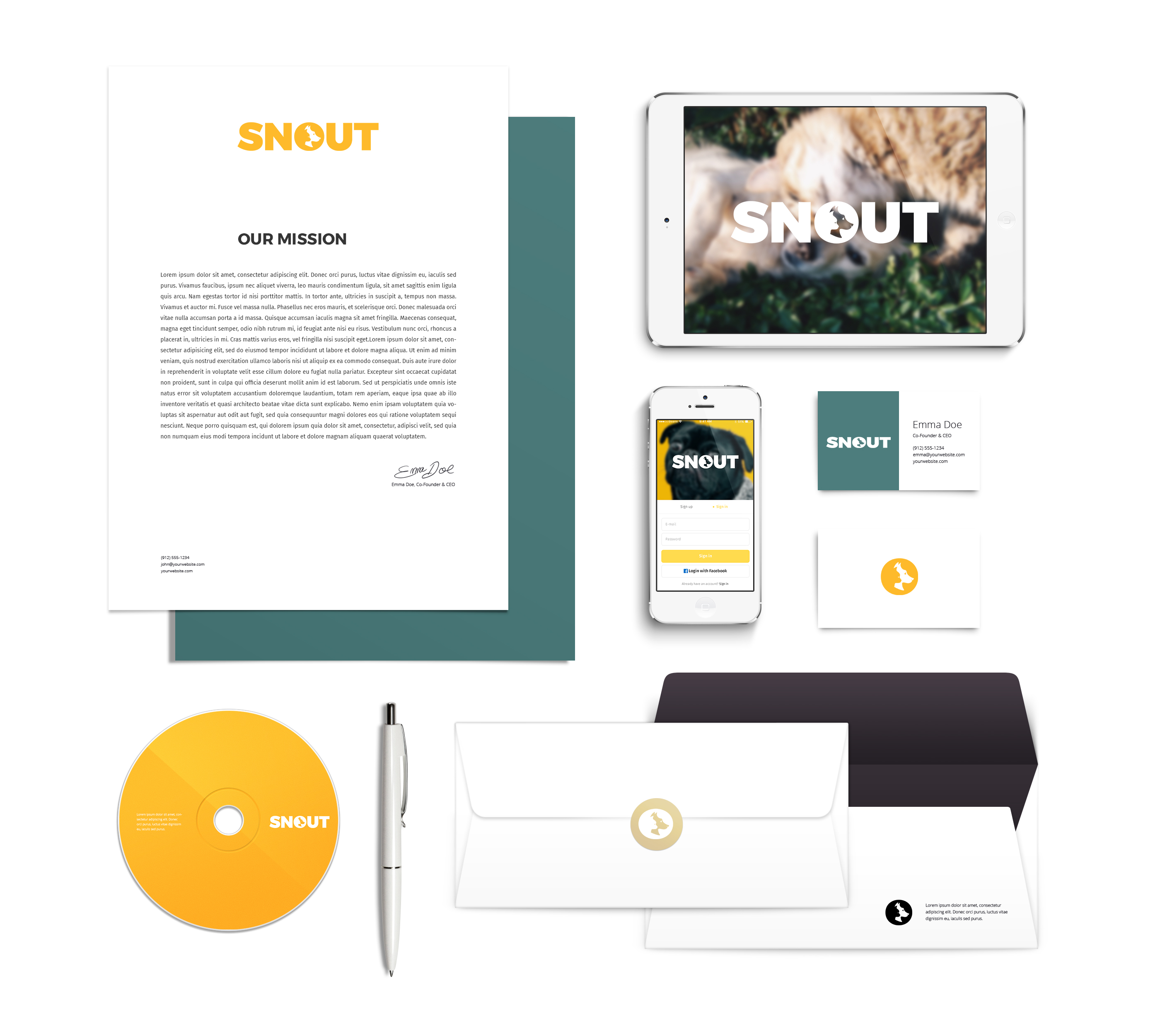 Branding Identity Mock-Up Vol4